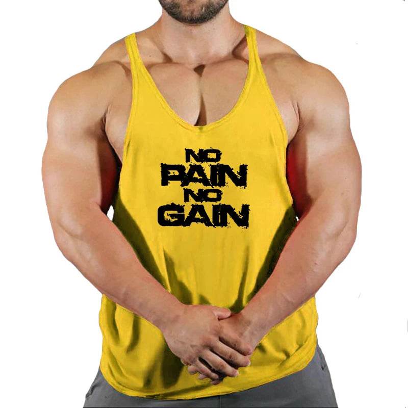 Men's Cotton Gym Running Tank Top - Casual Sleeveless Fitness Shirt - Buy Center US
