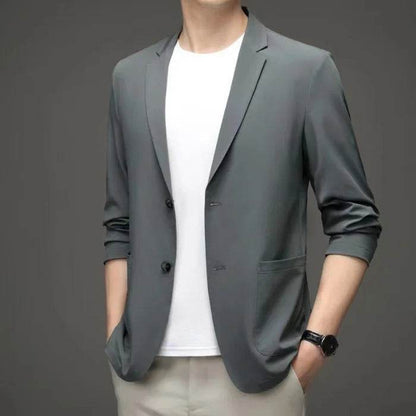 DAFIFY Plus Size Men's Business Blazer - Light Summer Casual Suit - Buy Center US