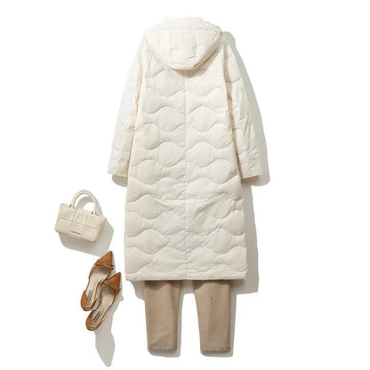 Women’s Lightweight Hooded Down Jacket - Stylish & Warm for Winter - Buy Center US