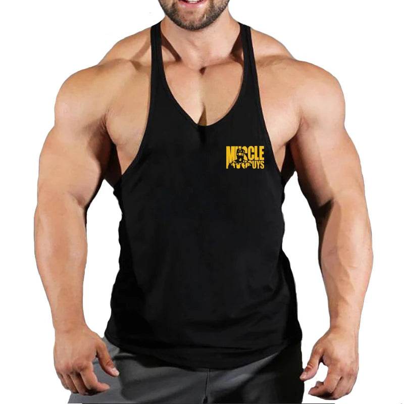 Muscle Guys Cotton Gym Tank Tops - Men's Sleeveless Bodybuilding Undershirt - Buy Center US