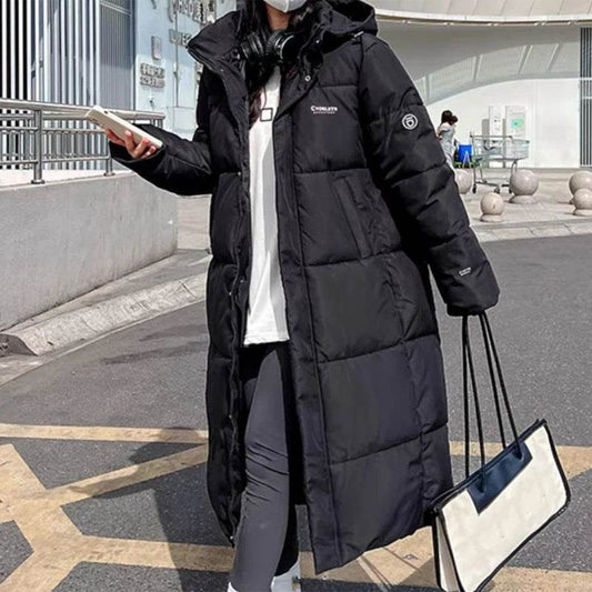 ITOOLIN Women's Oversized Zipper Down Coat - Autumn/Winter Warmth - Buy Center US