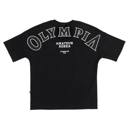 OLYMPIA Men's 3D Printed Gym T-Shirt - Quick Dry, Lightweight Sports Top - Buy Center US