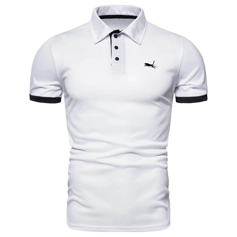 Casual Men’s Short Sleeve Polo Shirt - Breathable Quick Drying Golf Top - Buy Center US