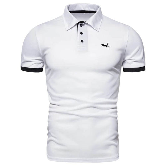 Casual Men’s Short Sleeve Polo Shirt - Breathable Quick Drying Golf Top - Buy Center US