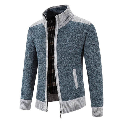 ENWEIGE Men's Fleece Sweater Coat - Warm Knit Zip Windbreaker Jacket - Buy Center US