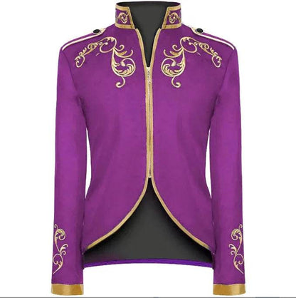 Qj Cinga British Style Embroidered Flower Suit - Wedding Party Blazer - Buy Center US