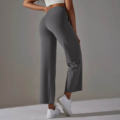 Hamidou Women's High Waist Flare Leggings with Pockets – Yoga & Fitness - Buy Center US