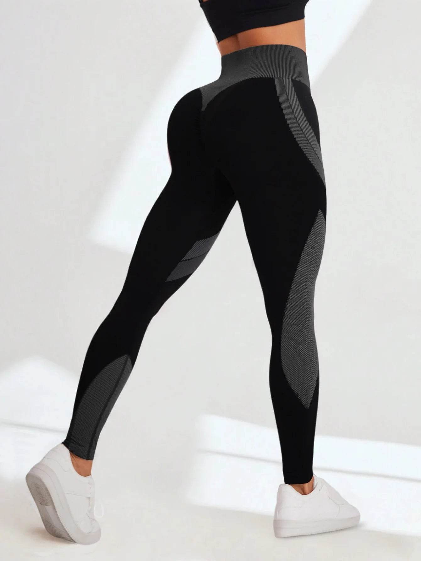 Women's High Waist Yoga Leggings - Seamless Tummy Control & Stretchy - Buy Center US