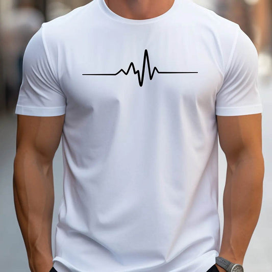 Men's Short Sleeve Round Neck T-Shirt - Breathable & Quick Dry - Buy Center US