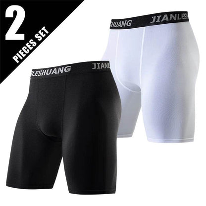 Men's Long Cycling Boxer Shorts - Comfortable Fitness Underwear for Training - Buy Center US