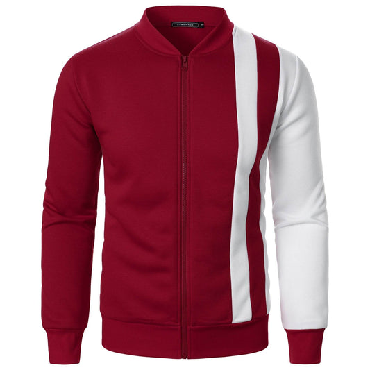 Casual Long Sleeve Zipper Gym Blazer - Men's Spring & Fall Jacket - Buy Center US