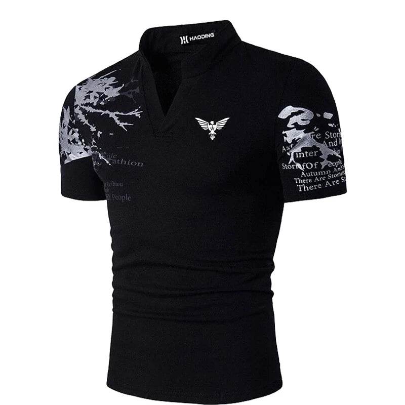 DINGSHITE Men's Casual Polo Shirt - Short Sleeve Comfortable Fit - Buy Center US