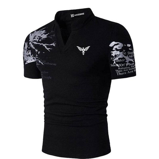 DINGSHITE Men's Casual Polo Shirt - Short Sleeve Comfortable Fit - Buy Center US