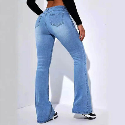 LEEYOVEE Women's High Waist Boot Cut Jeans - Stretch & Comfortable Fit - Buy Center US