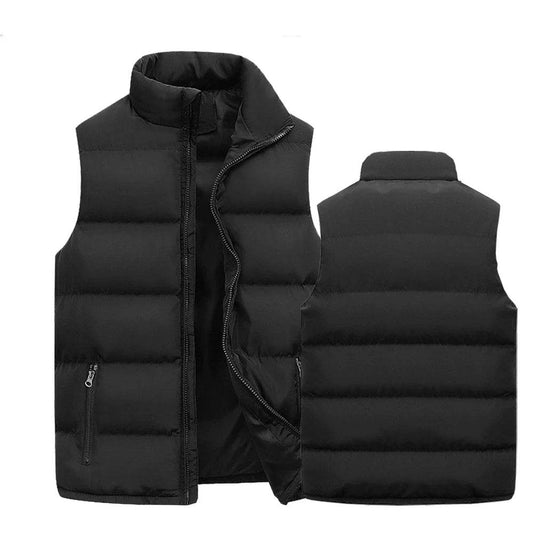 Aiwetin Men's Sleeveless Jacket - Warm Casual Vest for Autumn & Winter - Buy Center US