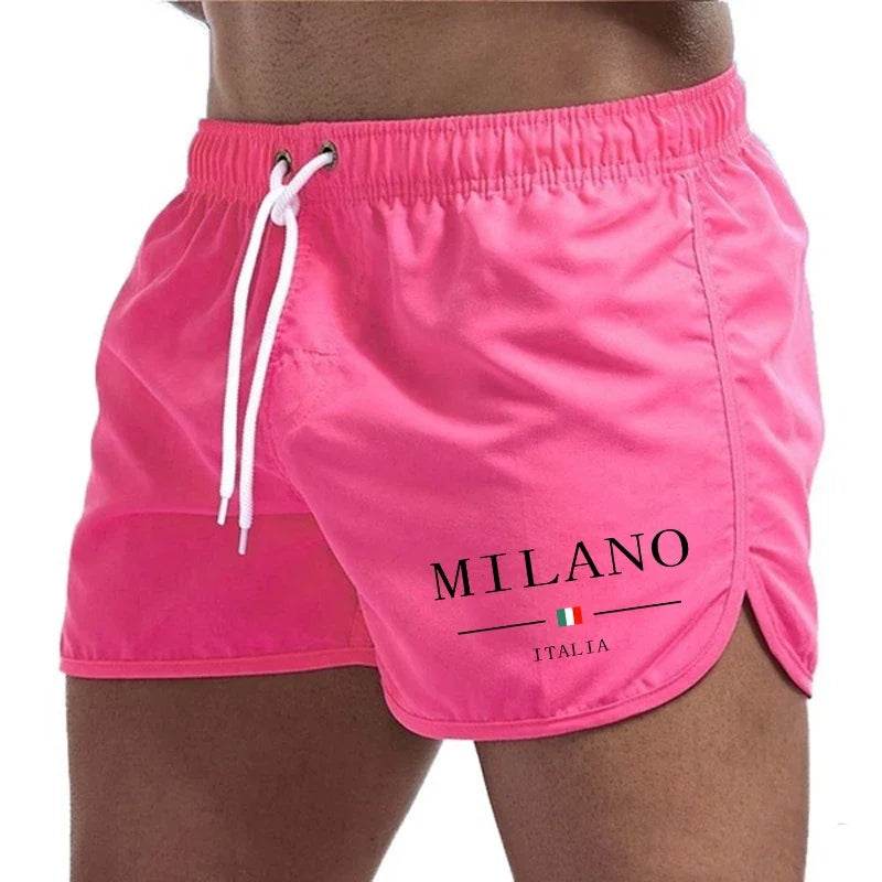 Milan Men's High-Quality Beach Board Shorts - Casual Summer Sports Wear - Buy Center US