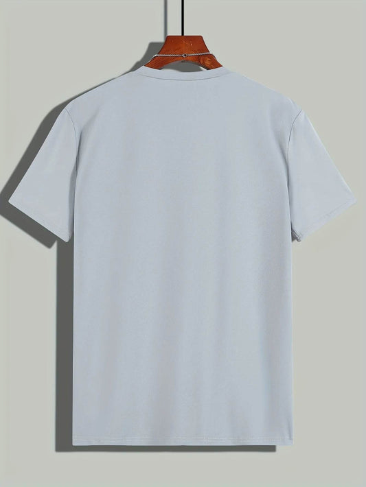 Men's Summer Casual T-Shirt - Lightweight Round Neck Breathable Top - Buy Center US