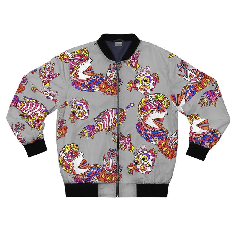 Japanese Style Graphic Bomber Jacket for Men - Casual Streetwear Autumn - Buy Center US