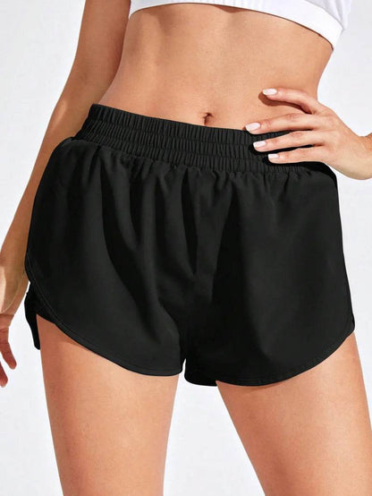Women's Yoga Shorts - Elastic Fitness Workout Leggings for Gym - Buy Center US