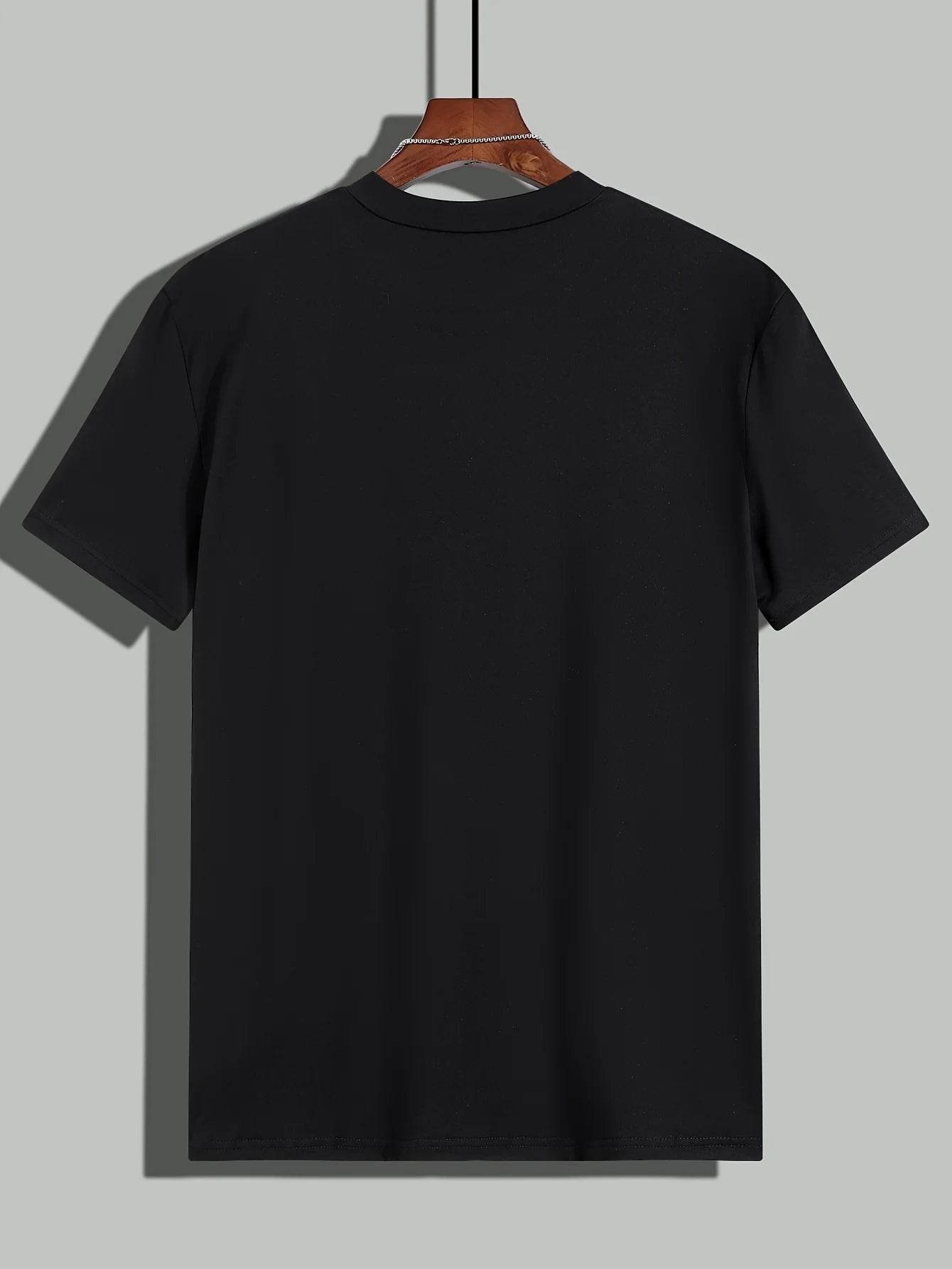 Men's Summer Casual T-Shirt - Lightweight Round Neck Breathable Top - Buy Center US