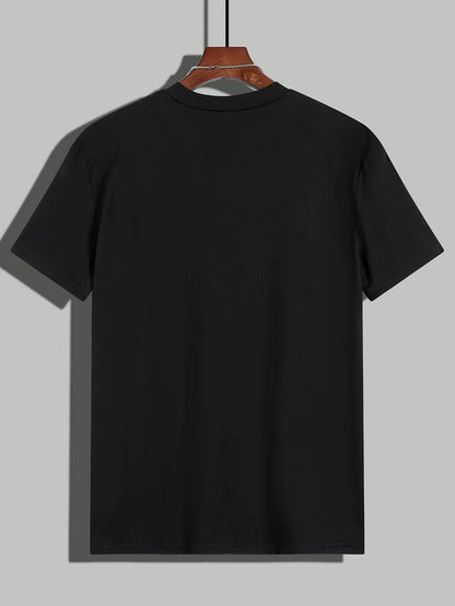 Men's Summer Casual T-Shirt - Lightweight Round Neck Breathable Top - Buy Center US