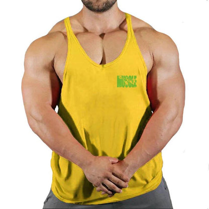 Muscle Guys Cotton Gym Tank Tops - Men's Sleeveless Bodybuilding Undershirt - Buy Center US