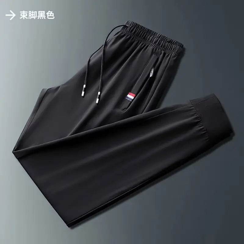 Men's Quick Dry Summer Pants - Loose Fit Breathable Korean Style - Buy Center US