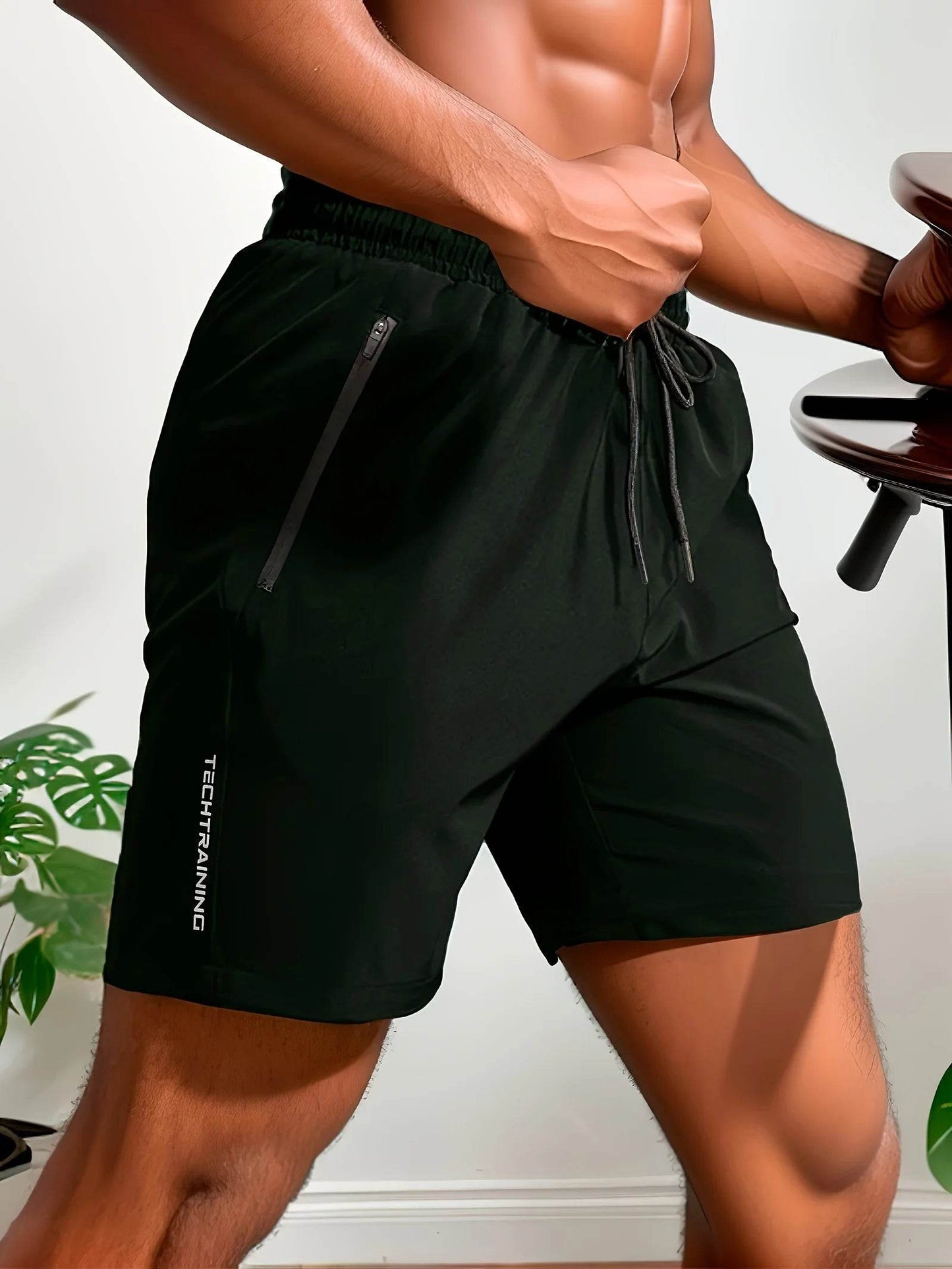 Men's Quick Drying Sports Shorts - Breathable Drawstring Waist for Summer - Buy Center US