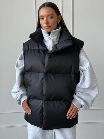 Wolfeel Women's Thicken Cotton Vest Jacket - Casual Winter Parka - Buy Center US
