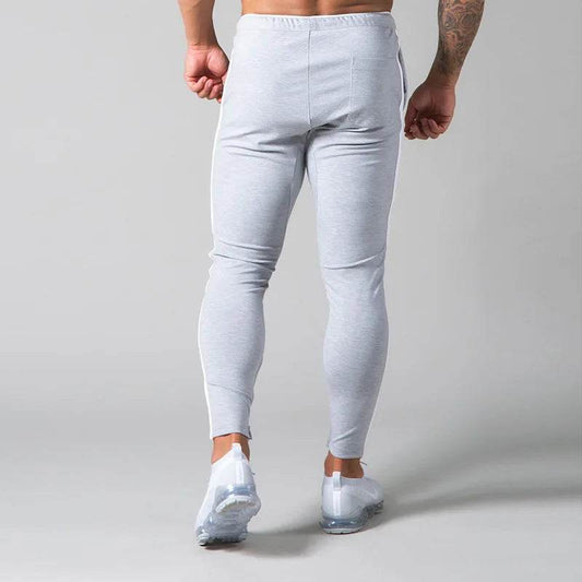 GYMNORTH Men's Casual Sports Pants - Spring/Fall Zippered Striped Design - Buy Center US