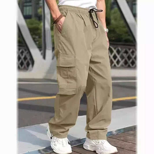 Casual Loose Straight Tube Pants - Men’s Fashionable Streetwear for Spring - Buy Center US
