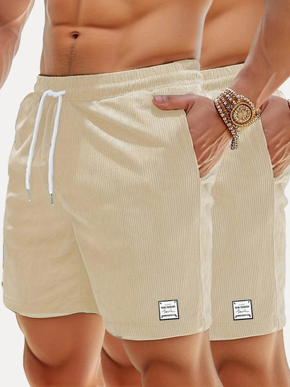 Men's Summer Casual Shorts - Comfortable Elastic Waist, Breathable Design - Buy Center US