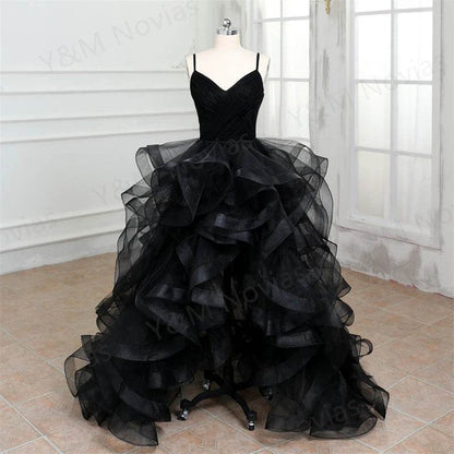 Customized Quinceanera Dress - Ruffles, V-Neck & Spaghetti Straps - Buy Center US