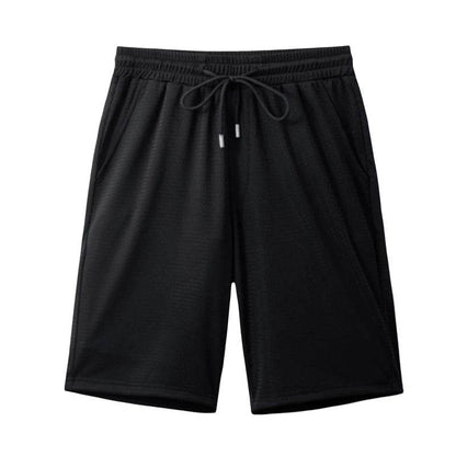 Men's Casual Loose Mesh Gym Shorts - Summer Fitness & Beachwear - Buy Center US