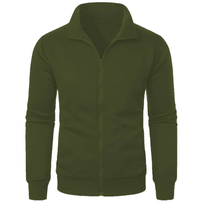 MRMT Men's Stand-Up Collar Jacket - Casual Hoodless Zipper Coat - Buy Center US