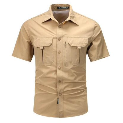 Wolf Inheritance Men's Tactical Short Sleeve Shirt - Quick Dry & Breathable - Buy Center US