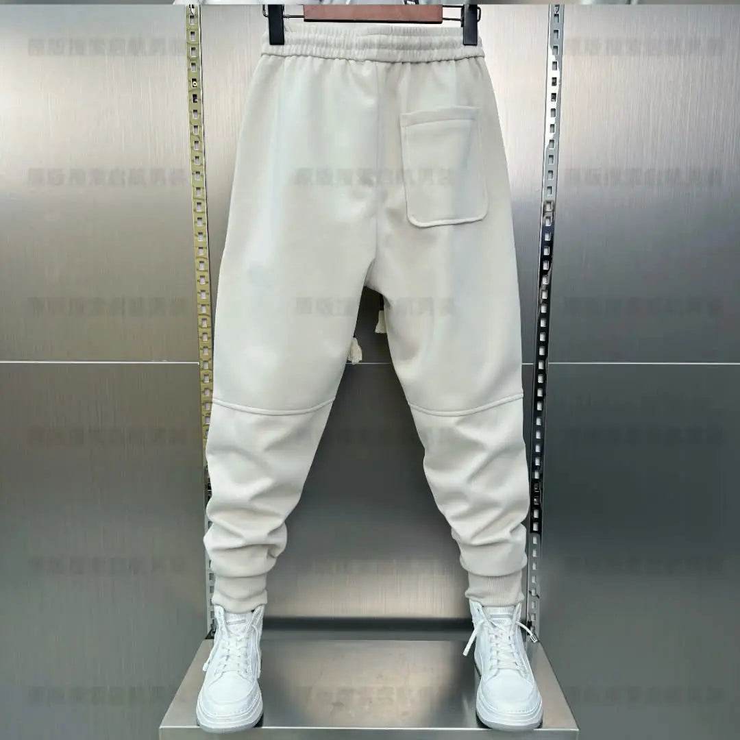 Autumn Winter Men's Tracksuit - Casual Wide Pants with Pockets - Buy Center US