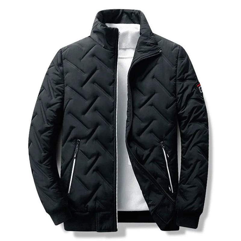 Men's Casual Lightweight Parka Jacket - Warm, Zipper Closure for Fall - Buy Center US