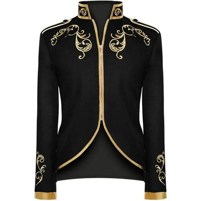 Qj Cinga British Style Embroidered Flower Suit - Wedding Party Blazer - Buy Center US