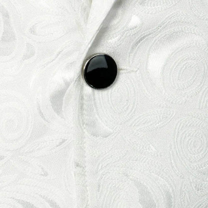 Men's Floral Texture Suit Jacket - Luxury Blazer for Weddings & Parties - Buy Center US