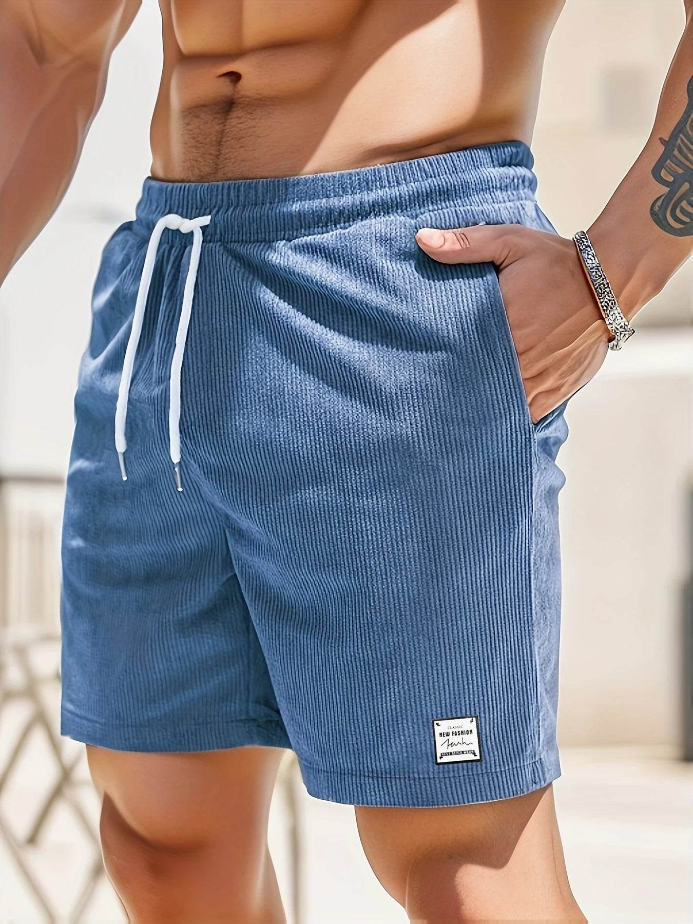 Men's Summer Casual Shorts - Comfortable Elastic Waist, Breathable Design - Buy Center US