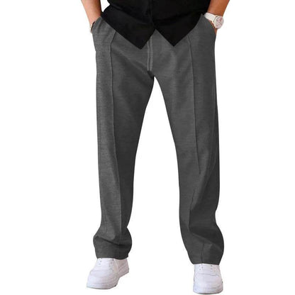 2024 Men's Spring/Summer Casual Loose Straight Leg Pants - Lightweight & Comfortable - Buy Center US