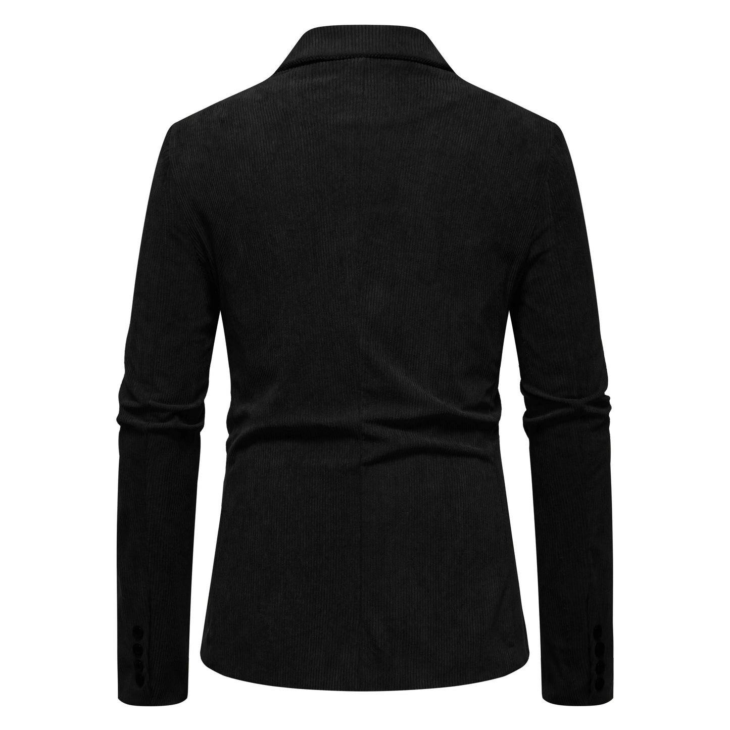Stylish Men's Casual Solid Color Corduroy Suit Jacket - Perfect for Business - Buy Center US