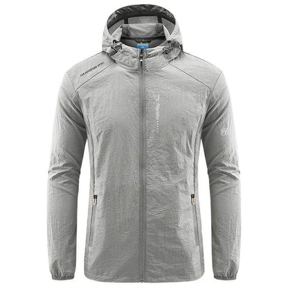 BOOERJUE Men's Thin Quick Dry Jacket - Sun-Protective Hooded Windbreaker - Buy Center US