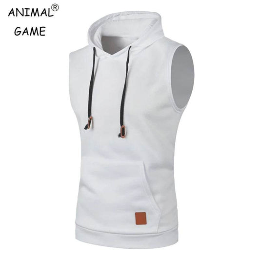 ANIMAL GAME Men's Sleeveless Hoodie - Casual Gym Tank Top Vest - Buy Center US
