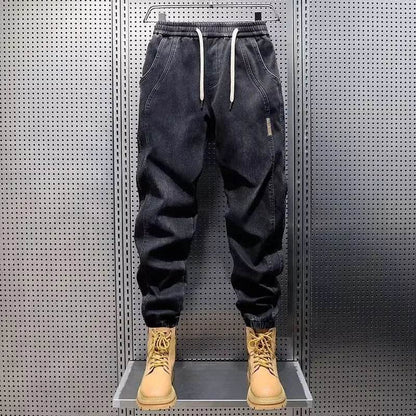 Trendy Loose-Fit Men's Jeans 2024 - Vintage Distressed Casual Pants - Buy Center US