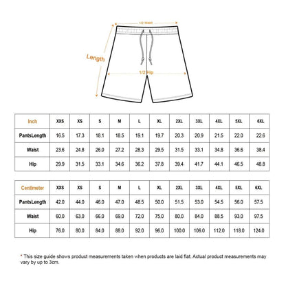 Men's Plus Size Gradient Beach Shorts - Elastic Drawstring Casual Pants - Buy Center US