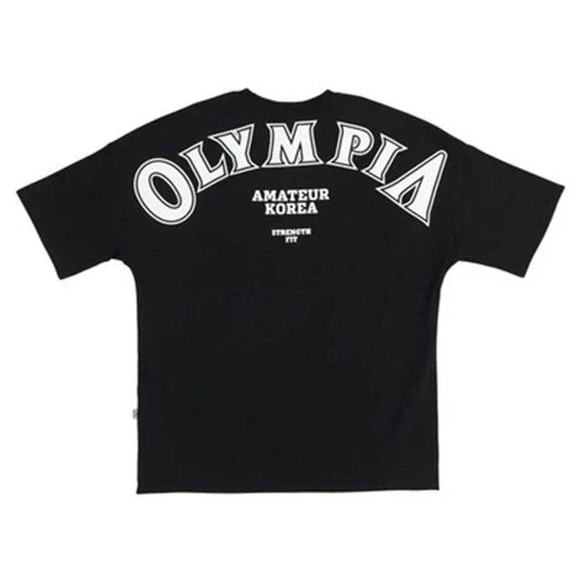 OLYMPIA Men's 3D Printed Gym T-Shirt - Quick Dry, Lightweight Sports Top - Buy Center US