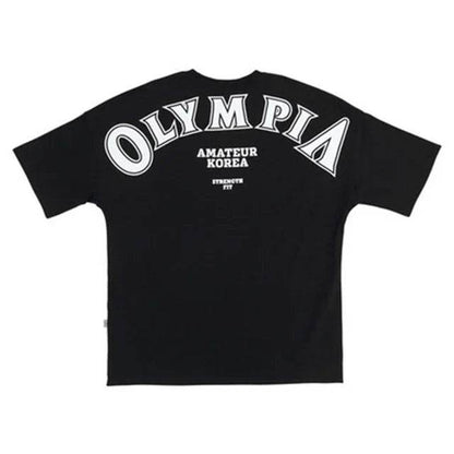 OLYMPIA Men's 3D Printed Gym T-Shirt - Quick Dry, Lightweight Sports Top - Buy Center US