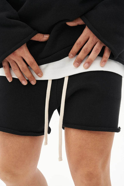 Dueweer Men's Summer Cotton Sets - Loose Hoodie & Shorts for Casual Wear - Buy Center US